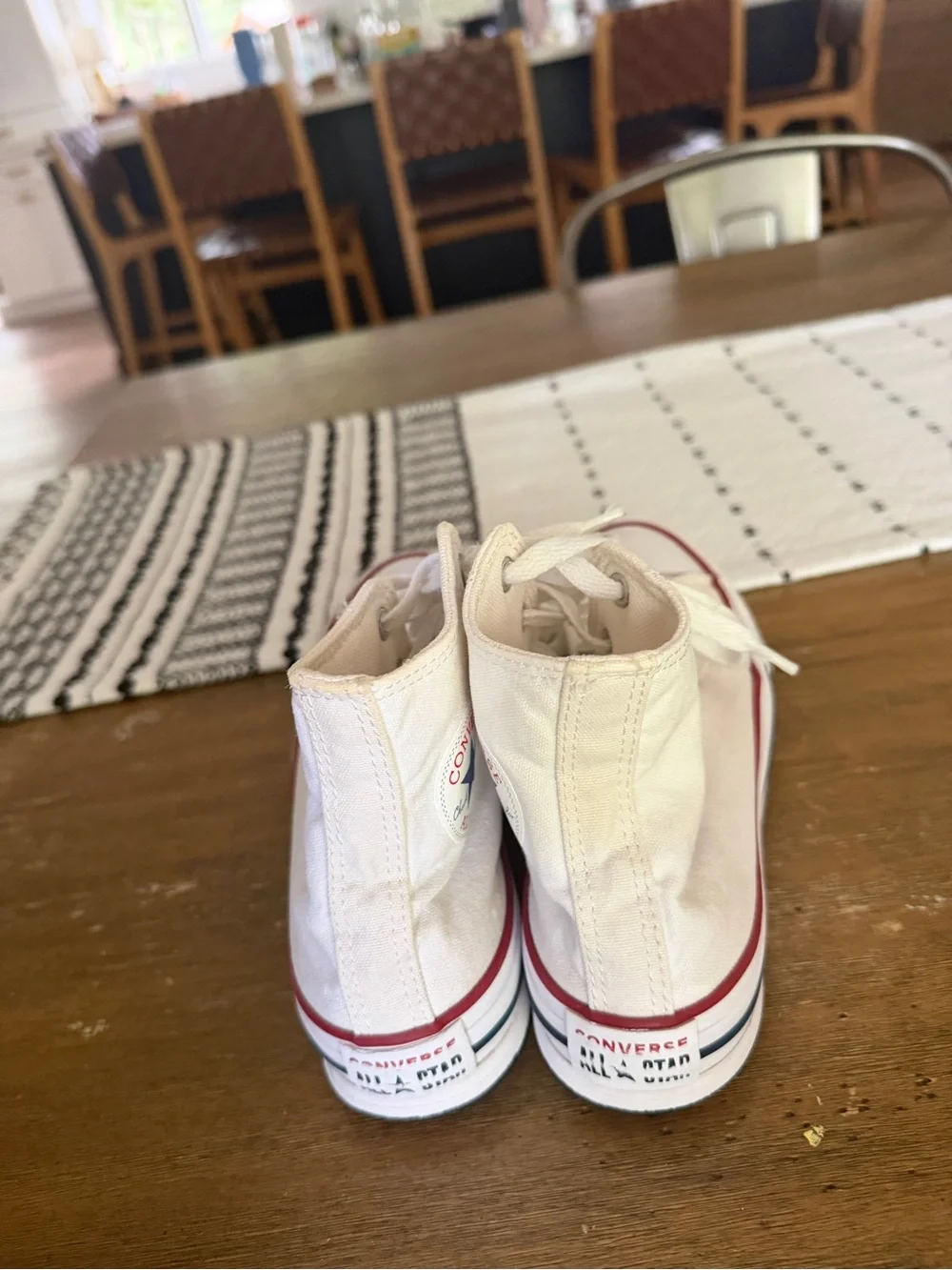 Converse Chuck Taylor All Star White High Top Kids Sneakers 5.5